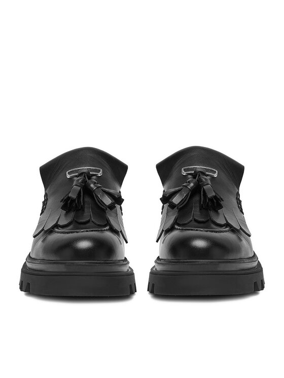 Badura Badura Loafersy EO-ATHENA-01 Czarny