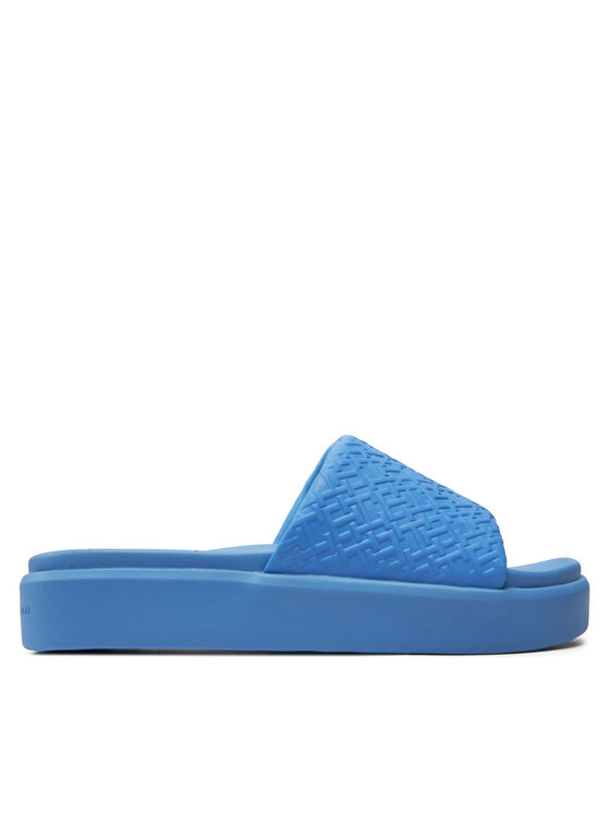 Tommy Hilfiger Iešļūcenes Th Platform Pool Slide FW0FW07855 Zils