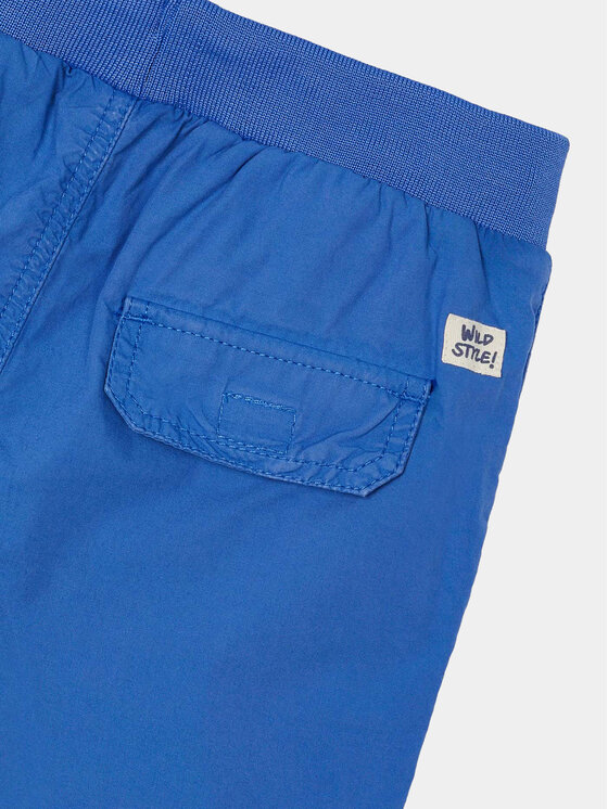 Mayoral Mayoral Hlače iz tkanine 3545 Modra Slim Fit