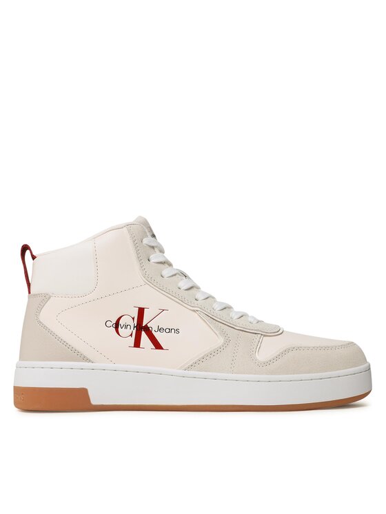 Calvin Klein Jeans Superge Basket Cupsole Irreg Lines YM0YM00612 Écru