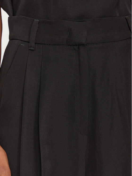 Marella Marella Pantaloni palazzo Pianosa 2515131041 Negru Wide Leg