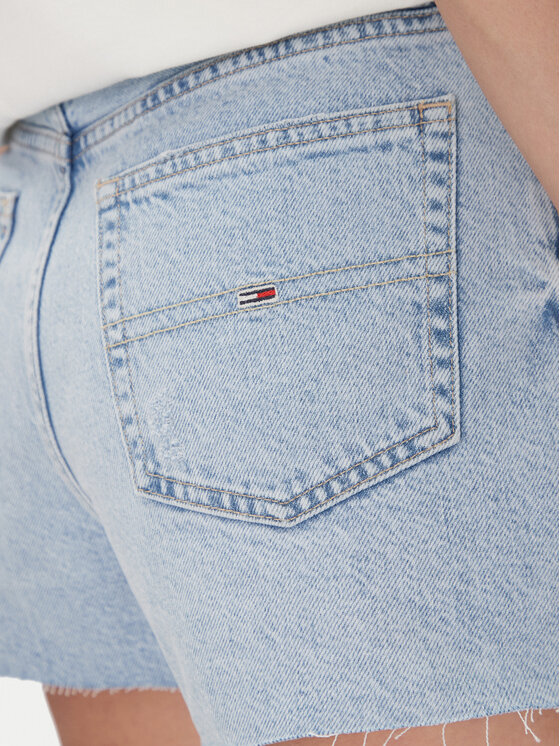 Tommy Jeans Tommy Jeans Pantaloni scurți de blugi Hot Pant Bi6019 DW0DW20095 Albastru Regular Fit