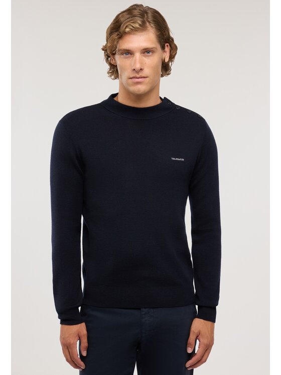 Trussardi Trussardi Cardigan M0778000130N0B1 Blu Regular Fit