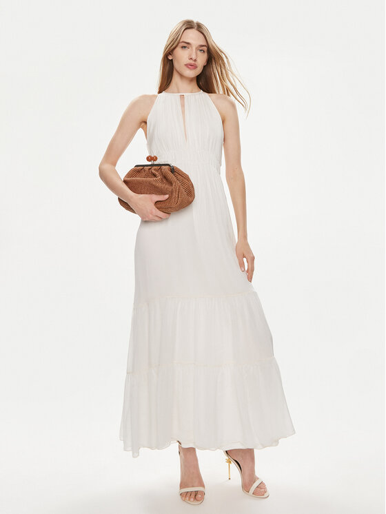 Dixie Dixie Rochie de vară A207J021A Alb Regular Fit