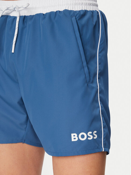 BOSS BOSS Pantaloni scurți pentru înot Starfish 50514429 Albastru Regular Fit