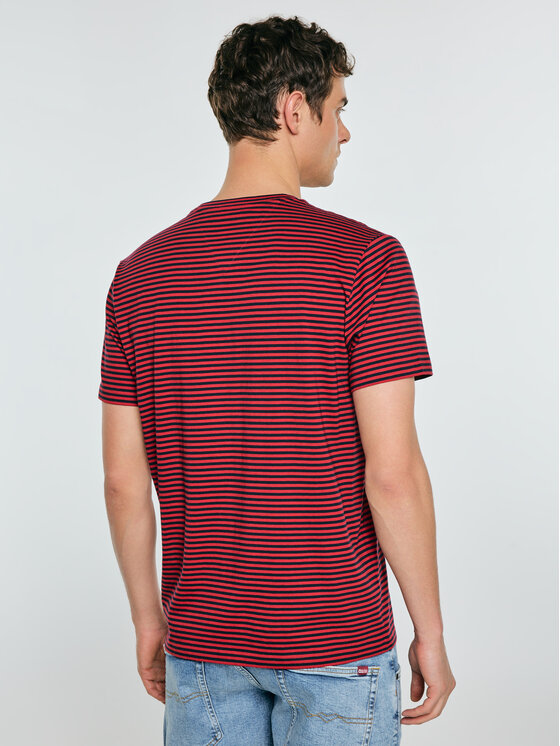 BIG STAR BIG STAR T-Shirt GARRI Czerwony Basic Fit