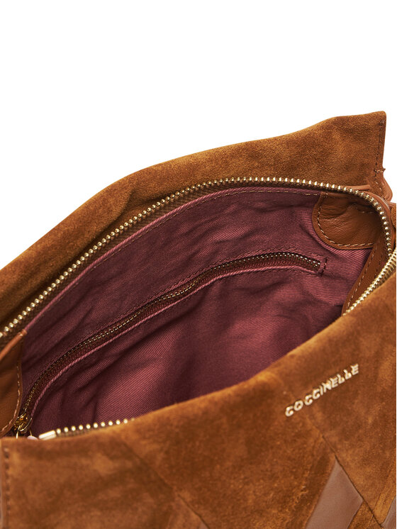 Coccinelle Coccinelle Дамска чанта T66 Boheme New Geomet Patch E1 T66 58 01 01 Кафяв
