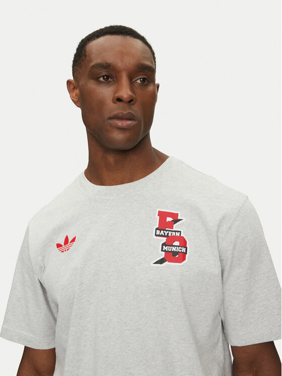 adidas adidas T-shirt FC Bayern VRCT JL6112 Grigio Regular Fit