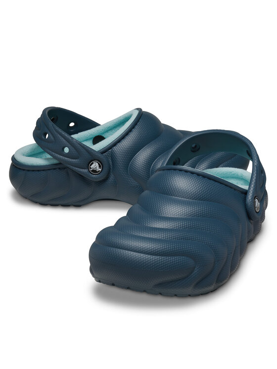 Crocs Crocs Şlapi Classic Lined Overpuff Clog 210059 Albastru