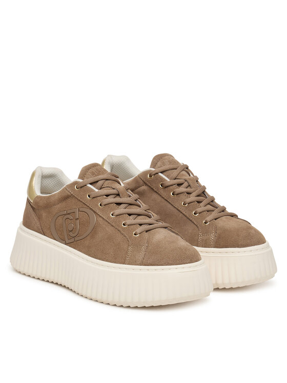 Liu Jo Liu Jo Sneakersy Elodie 01 BF6059 PX002 Brązowy