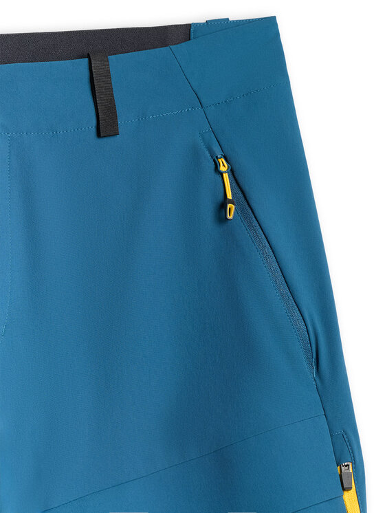4F 4F Spodnie outdoor TREKKING Granatowy Regular Fit