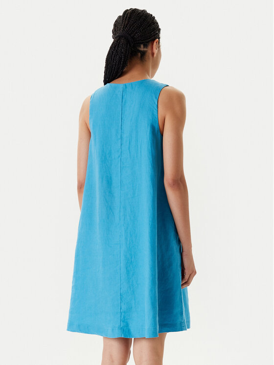 United Colors Of Benetton United Colors Of Benetton Ljetna haljina 4AGHDV0AX Plava Relaxed Fit
