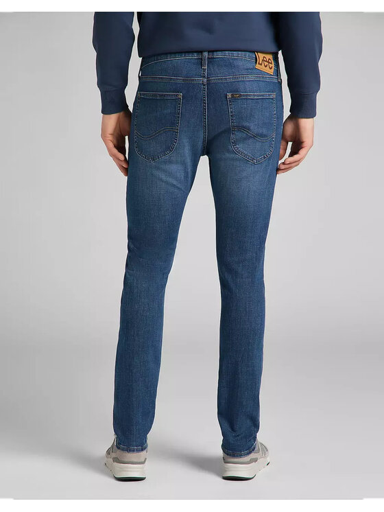 Lee Lee Jeansy LUKE Niebieski Slim Fit