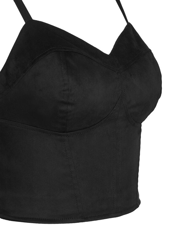 Guess Guess топ W6RH03 WJ472 Черен Slim Fit