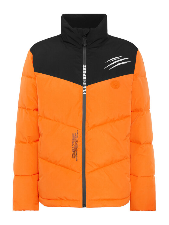 Plein Sport Plein Sport Kurtka puchowa 29540 Pomarańczowy Regular Fit