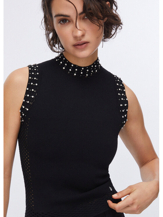 Liu Jo Liu Jo Maglione PA6027MS99E22222 Nero Slim Fit