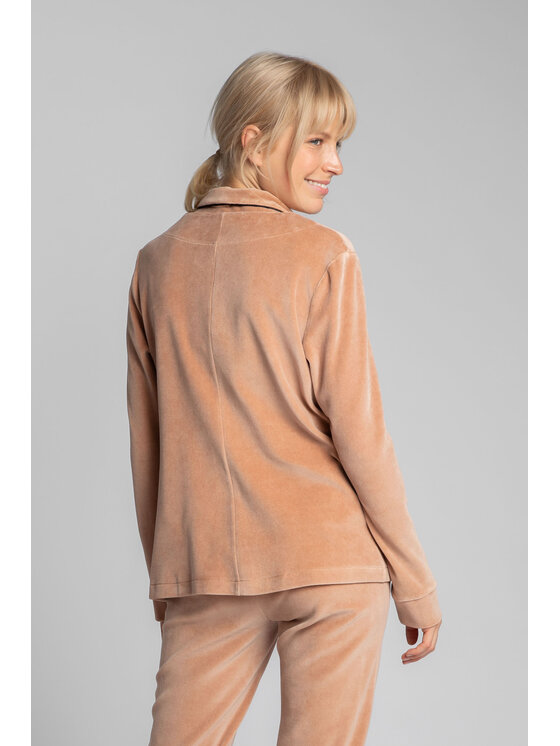 LaLupa LaLupa Bluzka LA007 Beżowy Comfortable Fit