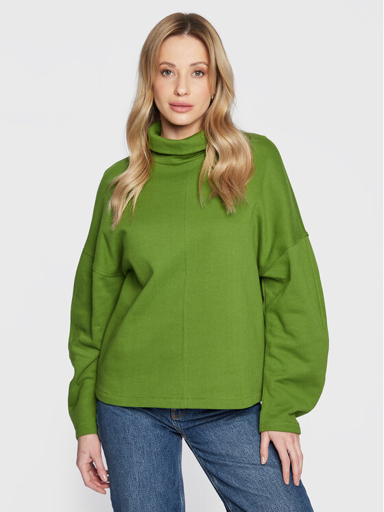 United Colors Of Benetton Bluză 3OOTD200B Verde Relaxed Fit