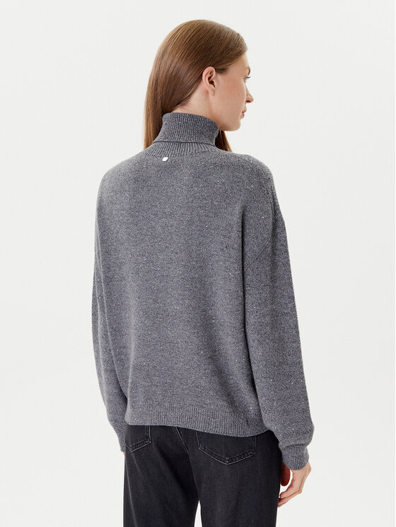 Liu Jo Liu Jo Rollkragenpullover MF5234 MA27R Grau Regular Fit