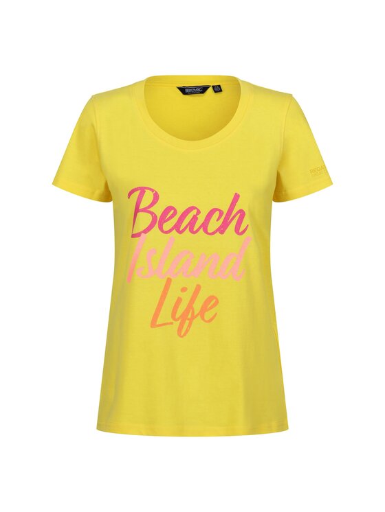 Regatta Regatta T-Shirt Filandra VIII Beach Żółty Short Fit