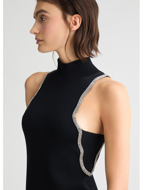 Liu Jo Liu Jo Vestito da giorno WA5040 Nero Regular Fit