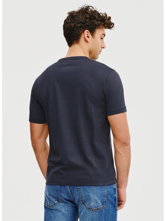 Pako Lorente Pako Lorente T-Shirt P25SN-TT-001 Granatowy Regular Fit