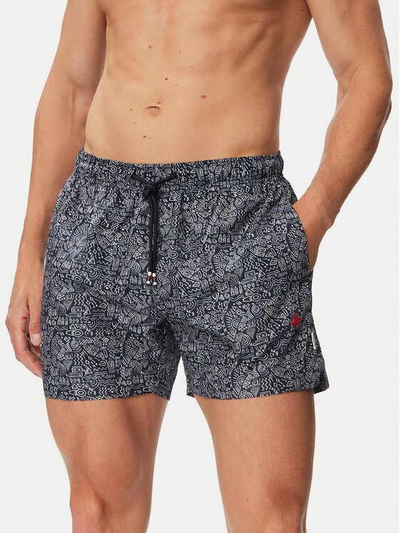 Beverly Hills Polo Club Beverly Hills Polo Club Шорти для плавання P-SS26M-BREA-0725 Cиній Regular Fit