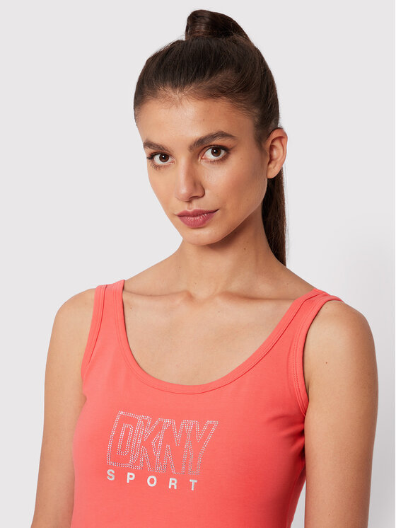 DKNY Sport DKNY Sport Sommerkleid DP2D4646 Korallenfarben Slim Fit
