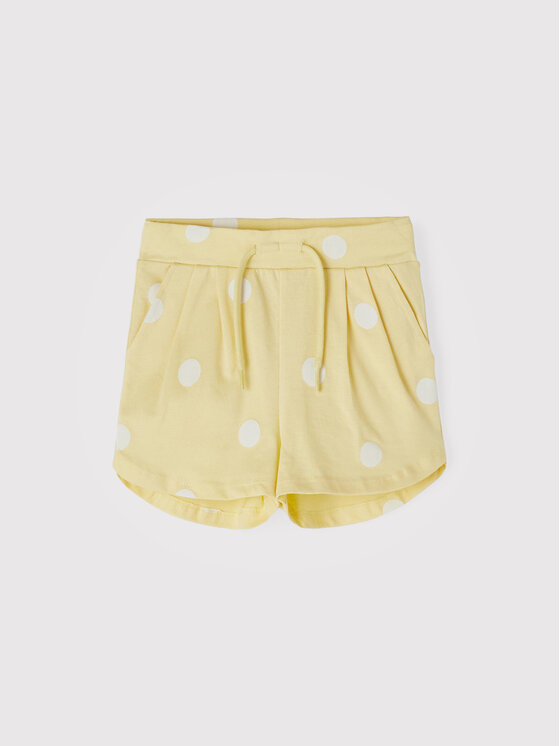 NAME IT Pantaloni scurți sport 13198445 Galben Regular Fit