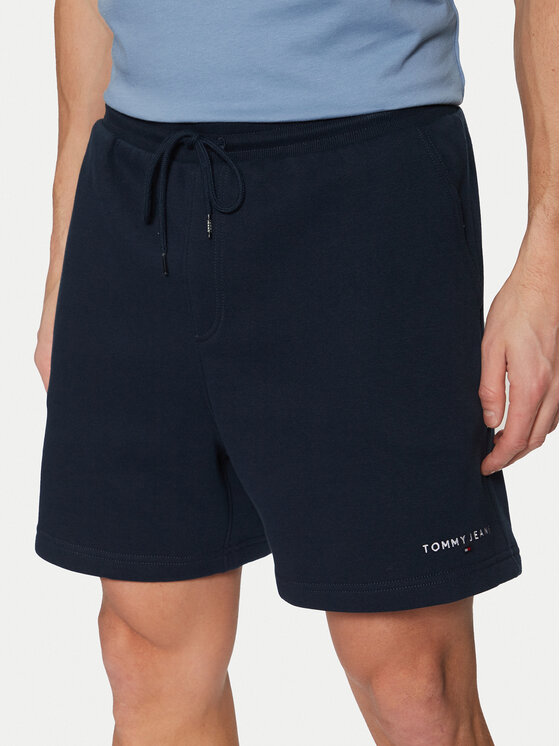 Férfi Sport rövidnadrág Tommy Jeans, Méret: L, Sötétkék, Flag Beach DM0DM20637