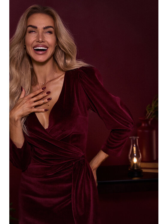 Made of Emotion Made of Emotion Abito da sera M829 Bordeaux Premium Fit