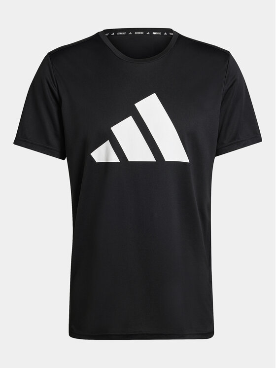 adidas adidas Funkčné tričko Run It IL7235 Čierna Regular Fit