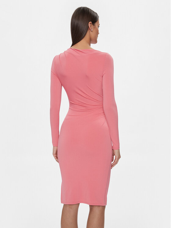 Marciano Guess Marciano Guess Koktejlové šaty Marni 4RGK91 6230Z Růžová Bodycon Fit