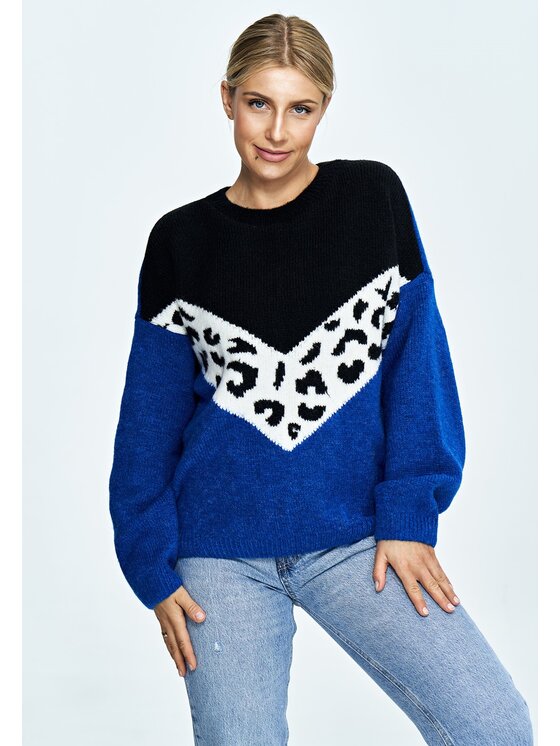 FIGL FIGLFIGL Maglione M905 Blu Oversize