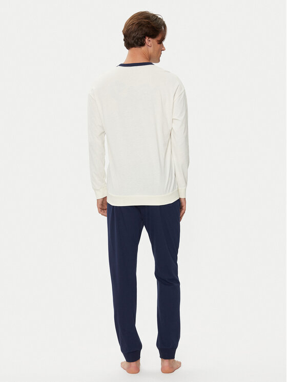 United Colors Of Benetton United Colors Of Benetton Pidžama 3VD04P02D Tamnoplava Regular Fit
