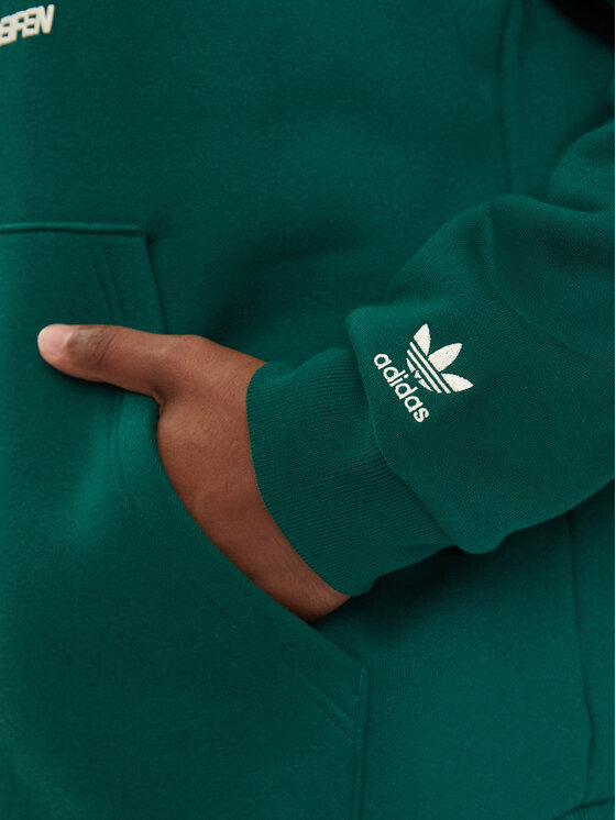 adidas adidas Bluza Graphic IS1412 Zielony Loose Fit