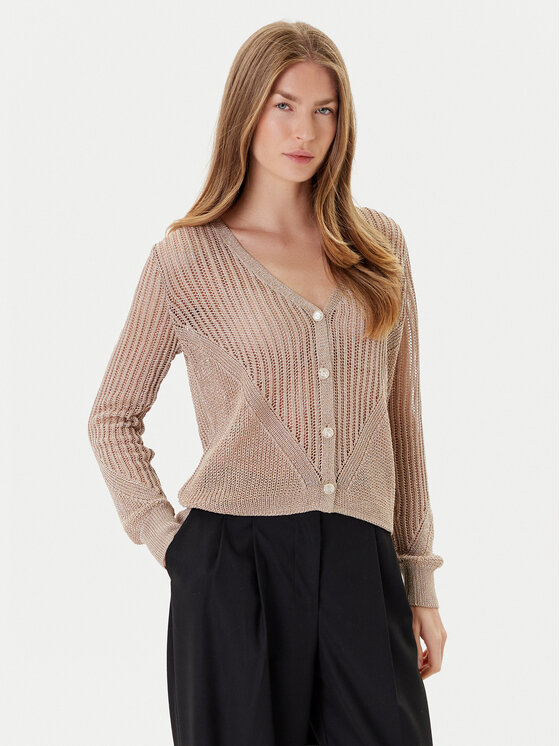 Morgan Morgan Strickjacke 242-MAGATHE Beige Regular Fit