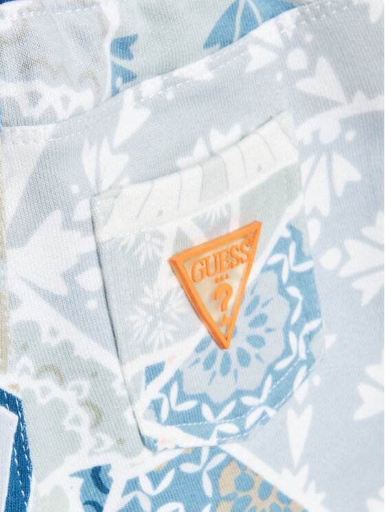 Guess Guess Komplet polo i spodenki I3GG03 K8HM3 Niebieski Regular Fit