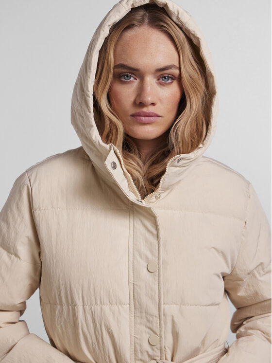 Pieces Pieces Зимно яке Nidone 17128174 Бежов Regular Fit