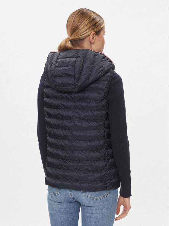 Tommy Hilfiger Tommy Hilfiger Bodywarmer Global Stripe WW0WW42051 Dunkelblau Regular Fit