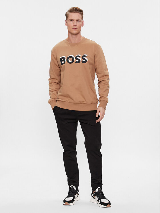 BOSS Boss Felpa Soleri 07 50507939 Beige Relaxed Fit