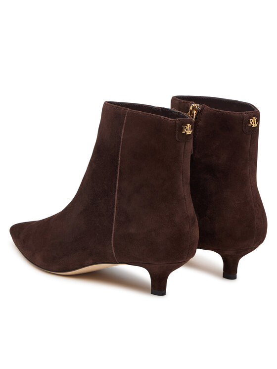 LAUREN RALPH LAUREN LAUREN RALPH LAUREN Botki Frncsa Bt Hl Bo Bte 802P15722002 Brązowy