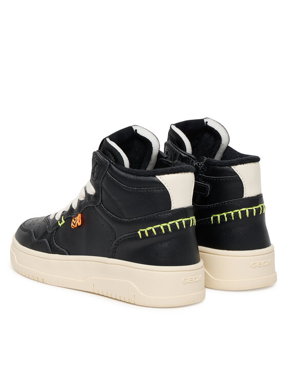 Geox Geox Tenisice J Lestrella J56NLA 000BC C9999 S Crna