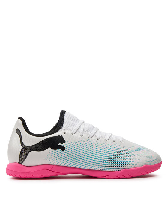 Puma Puma Ποδοσφαιρικά Παπούτσια Future 7 Play It Jr 10773901 01 Λευκό