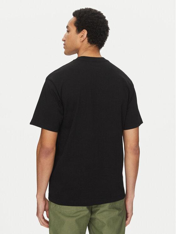 Vans Vans Футболка Left Chest II VN000P1P Чорний Loose Fit