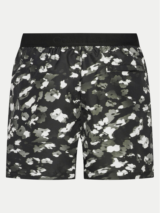 Calvin Klein Swimwear Calvin Klein Swimwear Plavecké šortky KM0KM01162 Černá Regular Fit