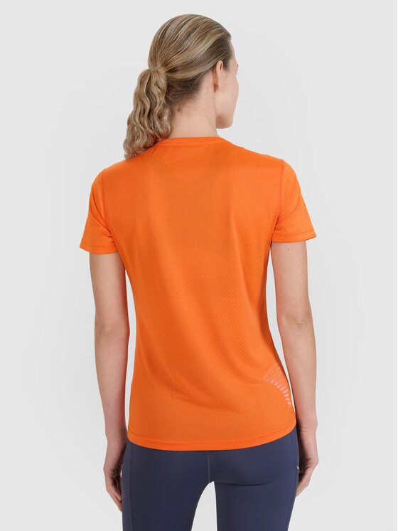 4F 4F Maglietta tecnica 4FWSS25TFTSF1265-70S Arancione Regular Fit