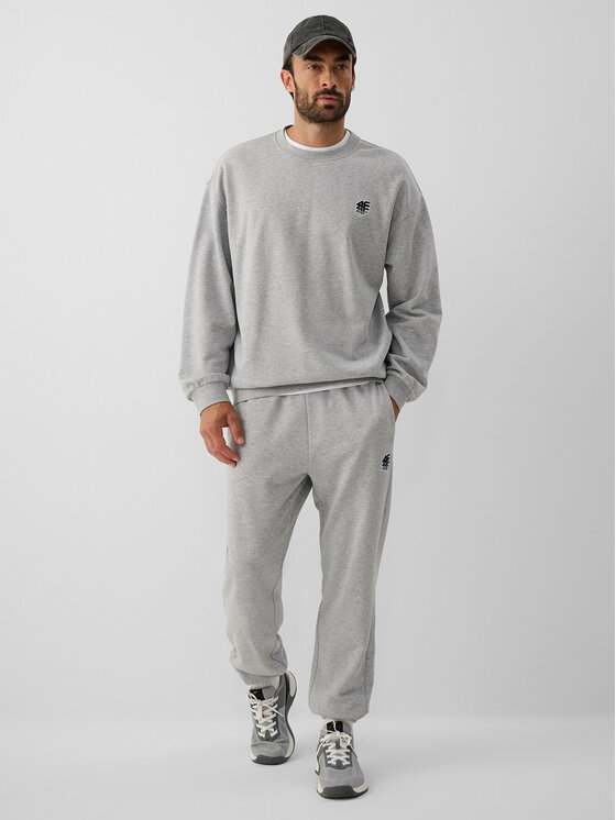 4F 4F Spodnie dresowe IRON MODE Szary jasny Regular Fit