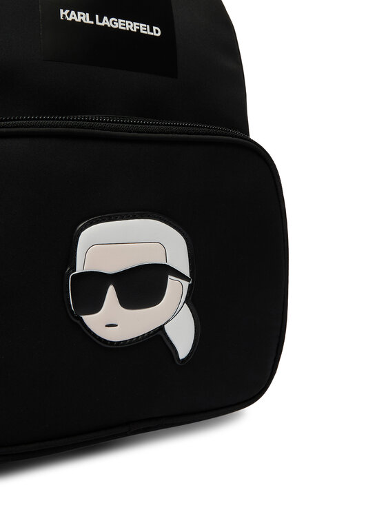 Karl Lagerfeld Kids Karl Lagerfeld Kids Nahrbtnik Nomade Monaco D2 Z31225 Črna