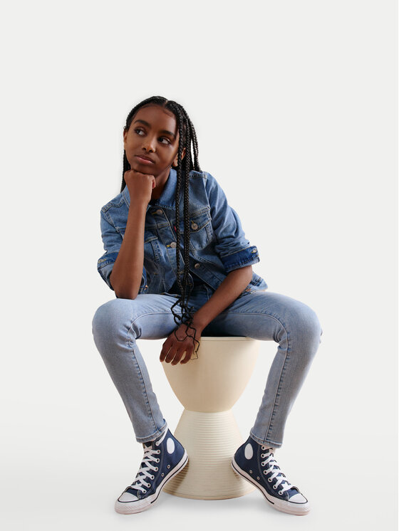 Levi's® Levi's® Τζιν 710 4E2702-M8F Μαύρο Slim Fit